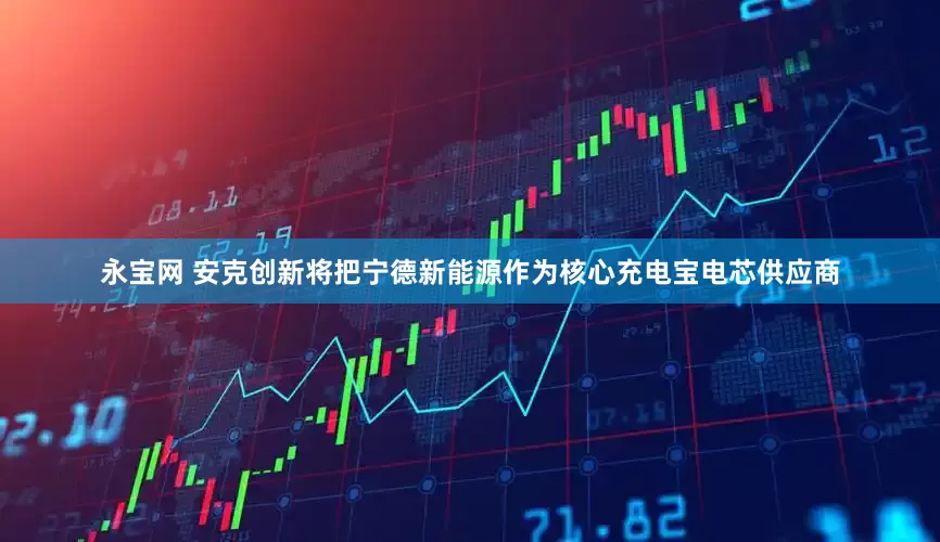 永宝网 安克创新将把宁德新能源作为核心充电宝电芯供应商