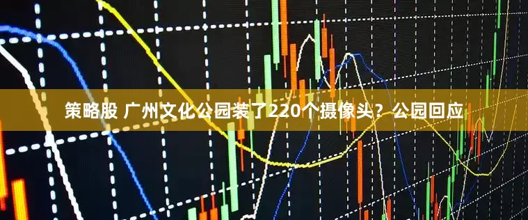 策略股 广州文化公园装了220个摄像头？公园回应