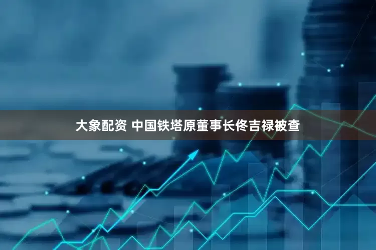 大象配资 中国铁塔原董事长佟吉禄被查